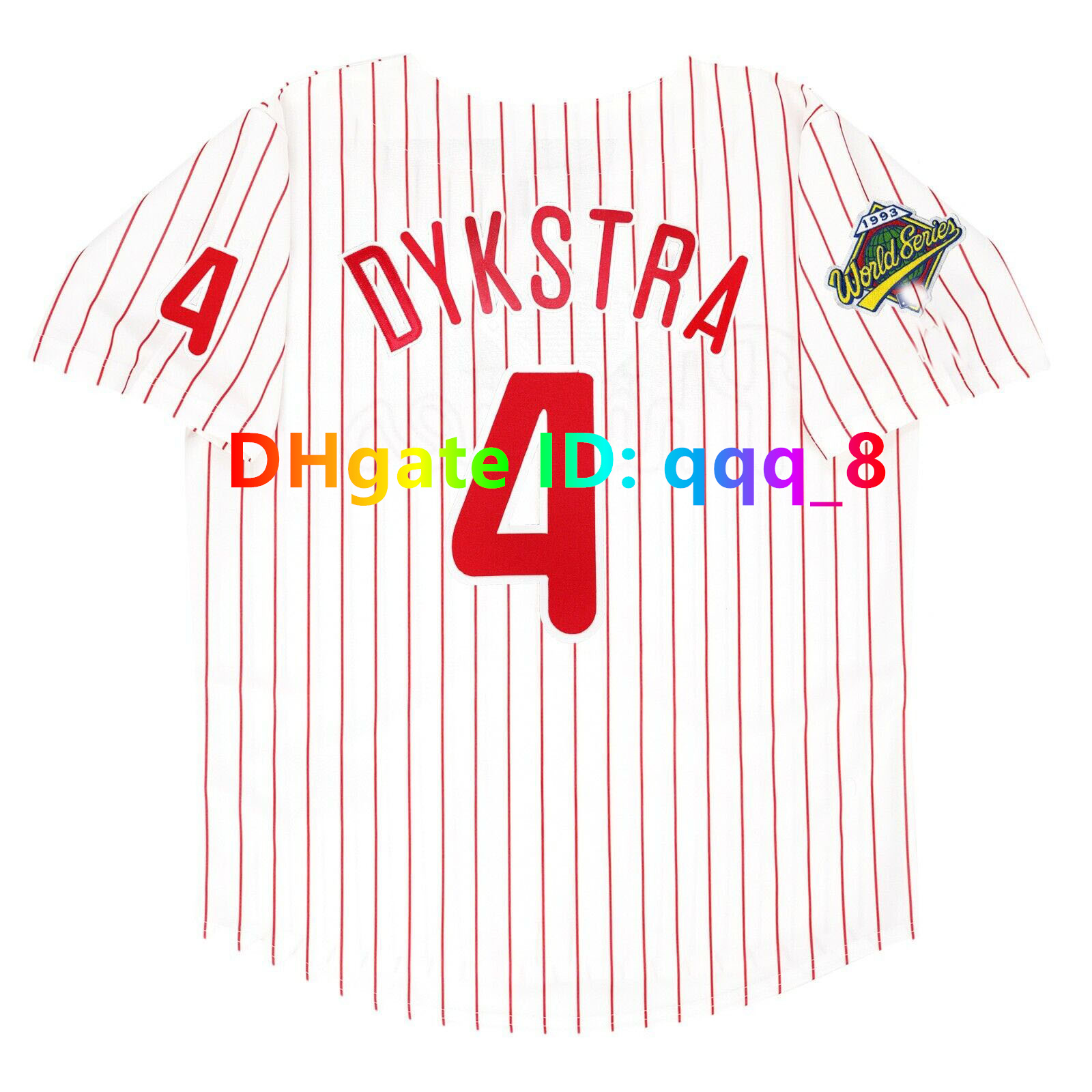 Phillies Baseball Jerseys - Utley Kruk Harper Schmidt Rose Daulton Rollins Carlton Throwbacks