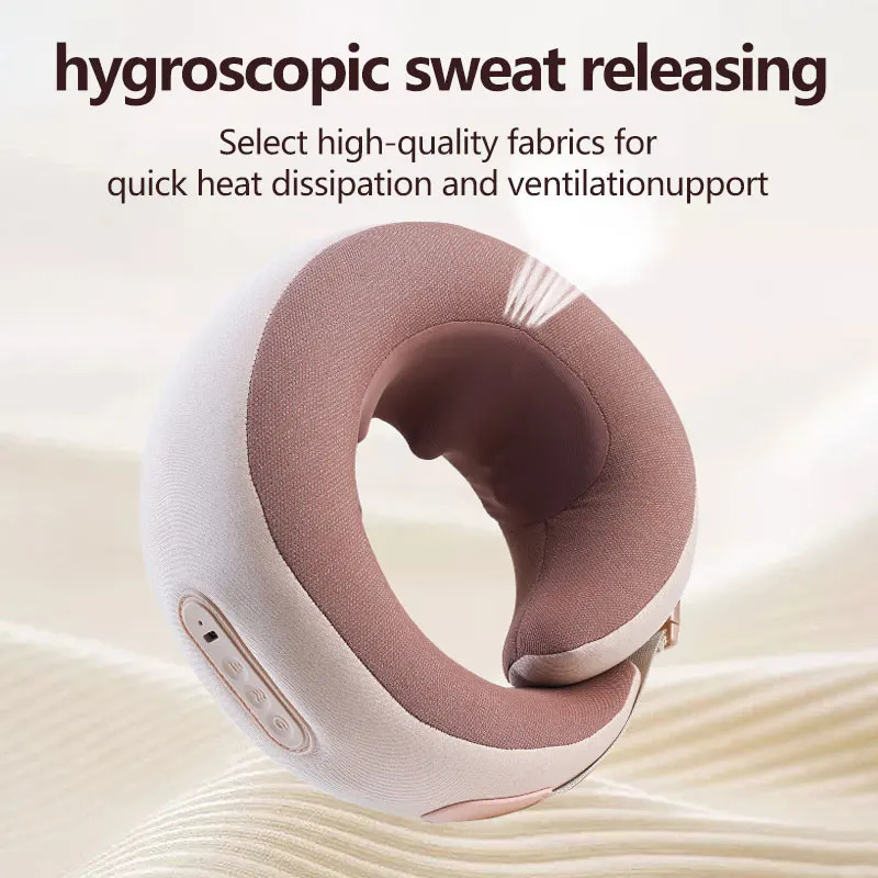 U Shape Massage Pillow Electric Neck Massager Infrared Heating Vibration Massage for Neck Leg Arms Relax Pain Relief 231227