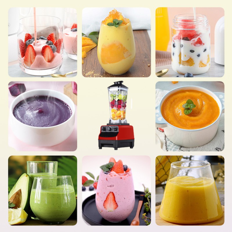 High Power Blender Bar Products Mixer Heavy Commercial Blenders Juicer without BPA Smoothie Milkshake Bars Fruit Food Processor4606183