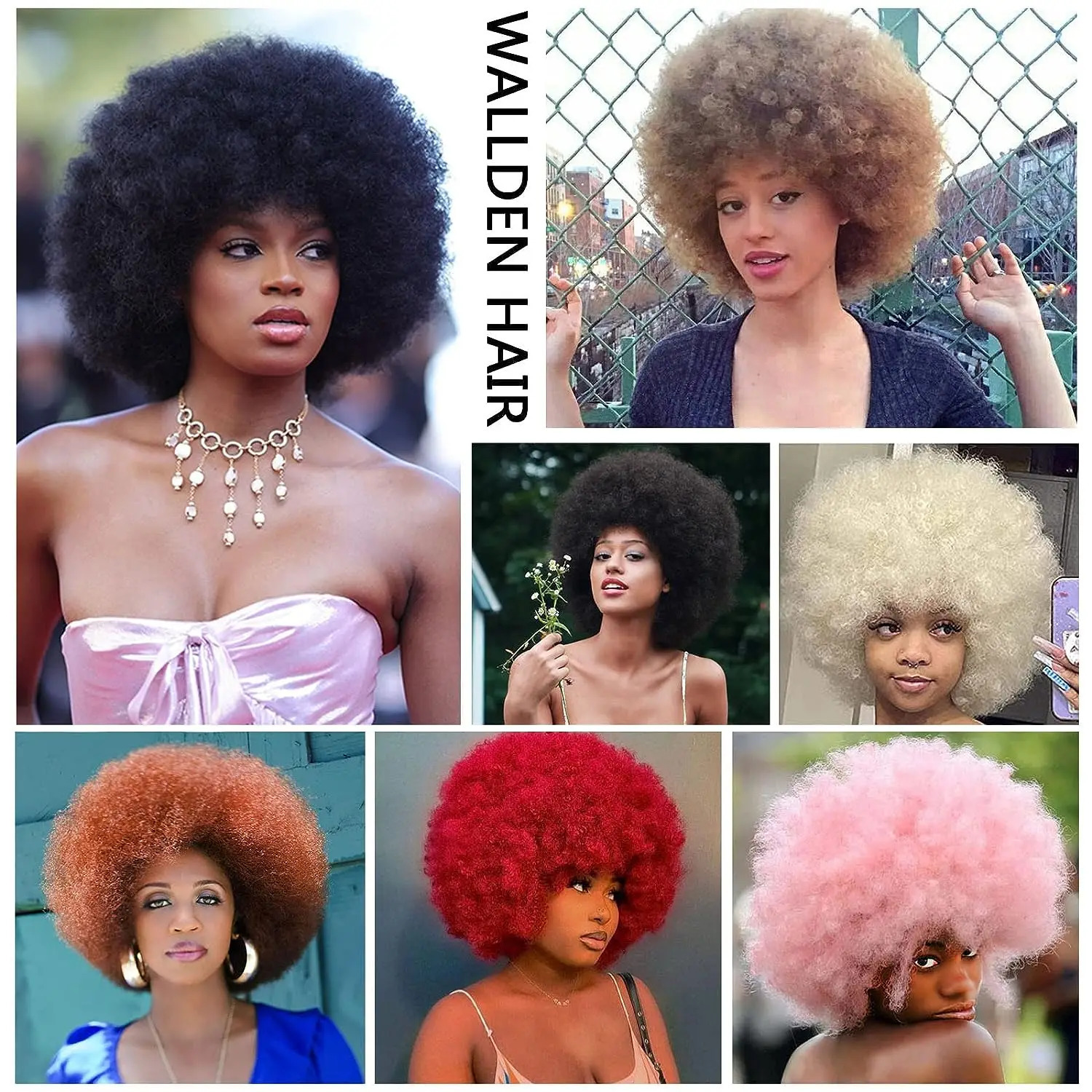Fluffy Afro Kinky Curly Human Hair Wig With Thick Bangs Natural Short Bob Wigs For Black Women 180% Density Full Machine Hair 231227