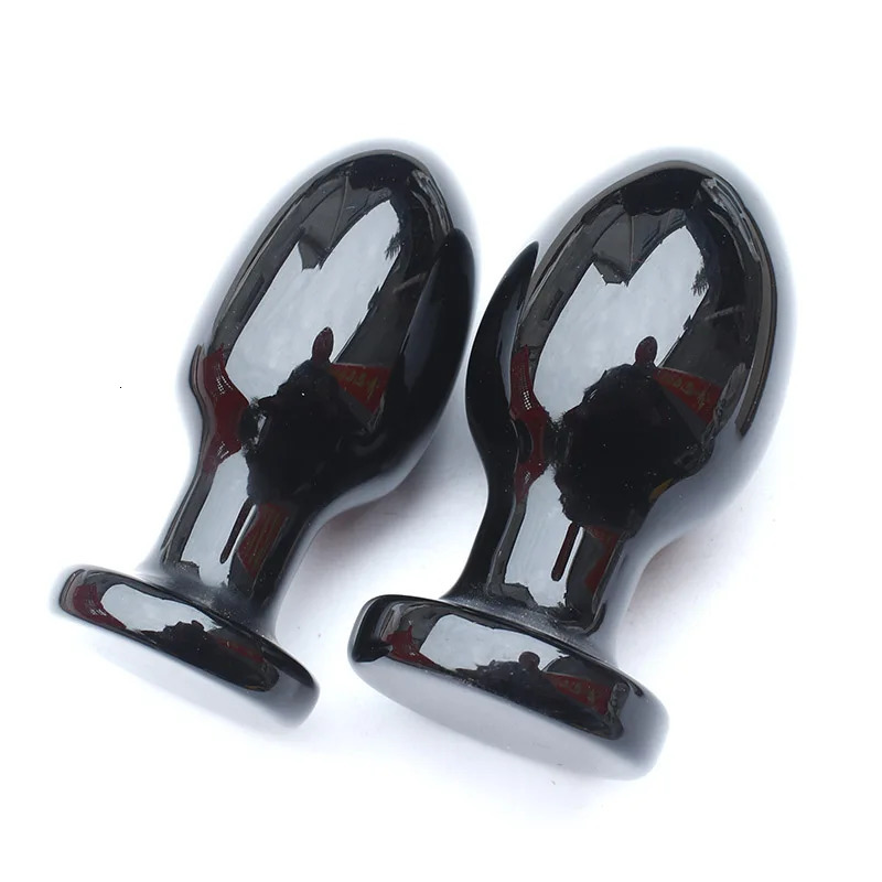 1 Pcs Natural Black Obsidian Crystal Massage Wand With Stand 231227