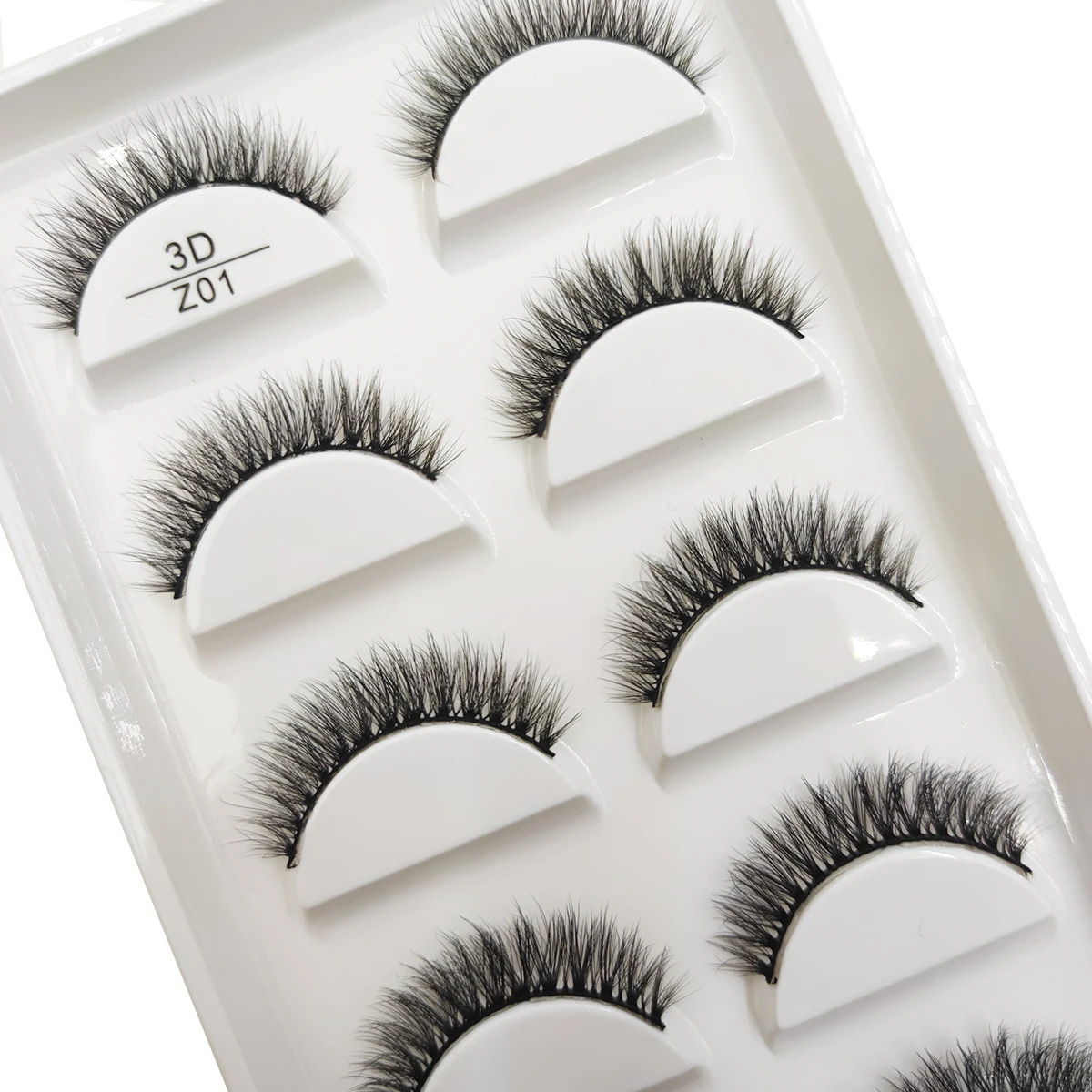 10/50 Boxes 5 Pairs 3D Mink False Eyelashes Soft Lashes Makeup Eyelash Faux Cils Cilios Maquiagem Wholesale G600 231227