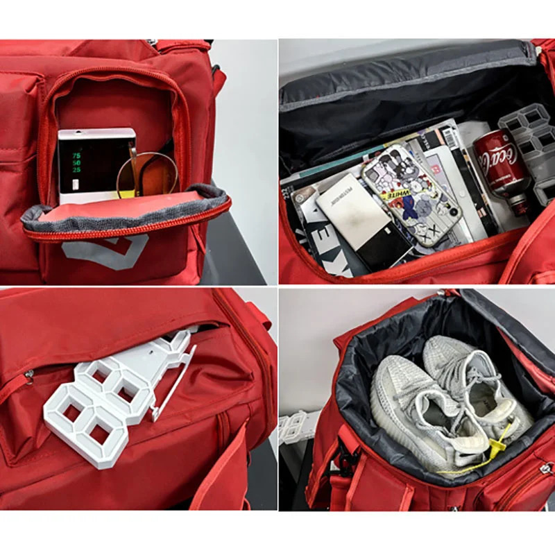Outdoor Sports Backpack Travel Men'S Ski Wet-Dry Separation Bag Large Capacity Backpacks Basketball Fitness Women Messenger 231227