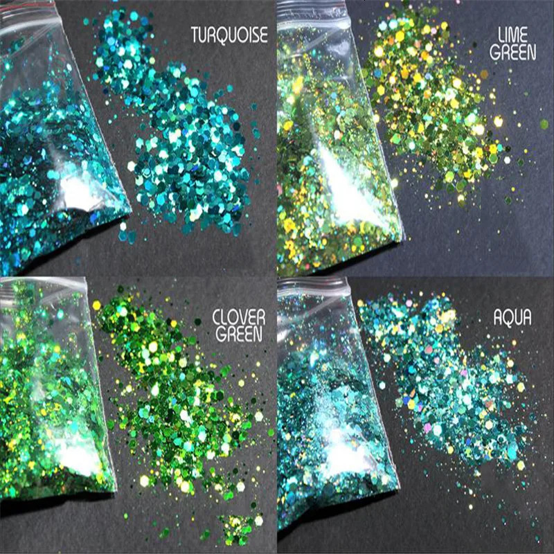 500g each Rainbow Holographic Glitters Mix "50 shades of holographic" nail art nail gel nail acrylic UV resin holo pigment 231227