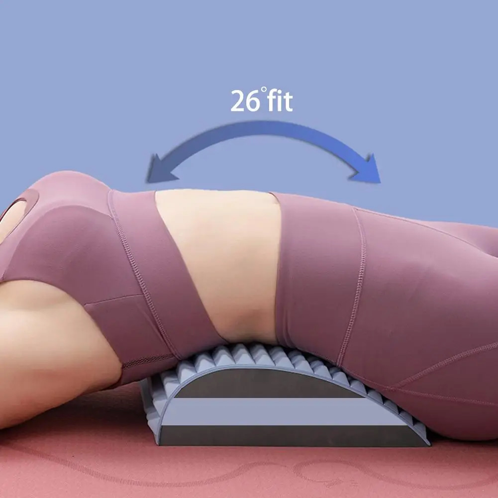 Back Stretcher Pillow Neck Lumbar Support Massager For Neck Waist Back Pain Relief Spine Muscles Relaxation Massager 231227