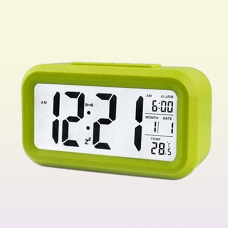 Desk Table Clocks Alarm Clock Large Display With Calendar For Home Office Snooze Electronic Kids LED Desktop Digital ClocksDesk 7104384