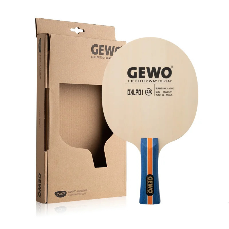 Original GEWO DXLP01 Table Tennis Blade Racket Light Weight Allround Type Control Spin Ping Pong Bat Paddle 231227
