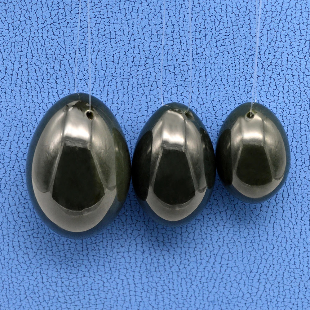 Jade Yoni Egg of 3pcs Nephrite Jade Eggs For Women Kegel Exercise For Pelvic Floor Stone Jade Massager 231227