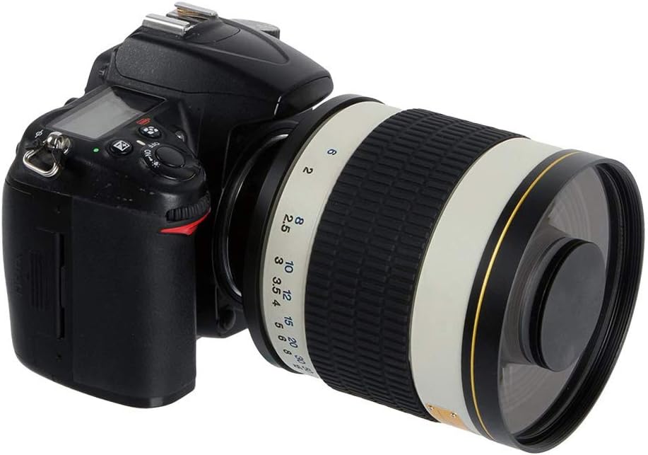500mm F6.3 Telephoto Mirror Lens Manual Focus for Canon 60D 50D Nikon 80D 90D Pentax Sony A900 A850 A77II A77 A65 A58 A57 A55 A37 A35 A33 A700 A580 A5