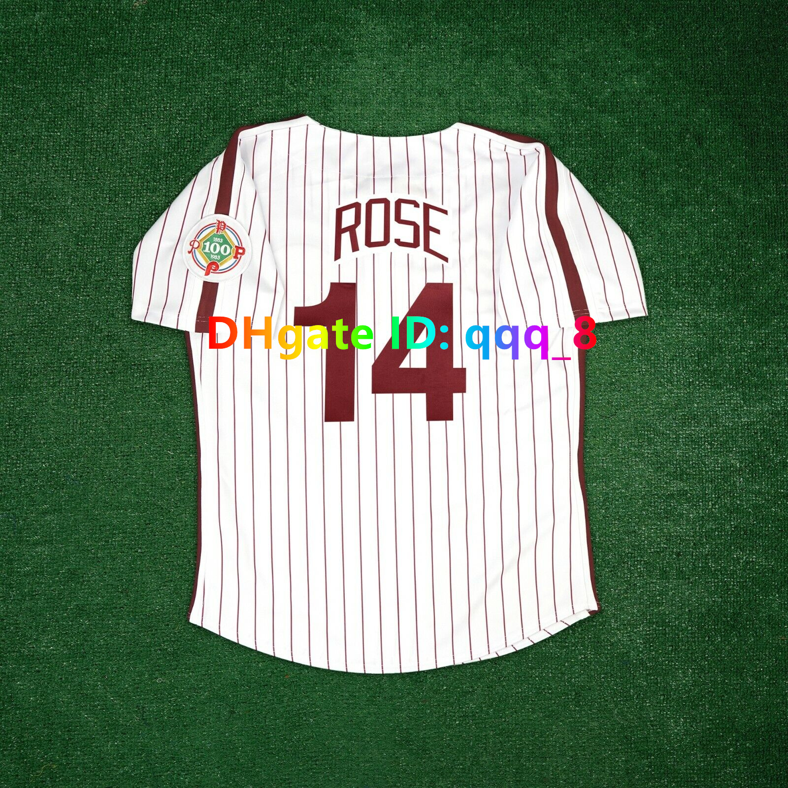 Phillies Baseball Jerseys - Utley Kruk Harper Schmidt Rose Daulton Rollins Carlton Throwbacks
