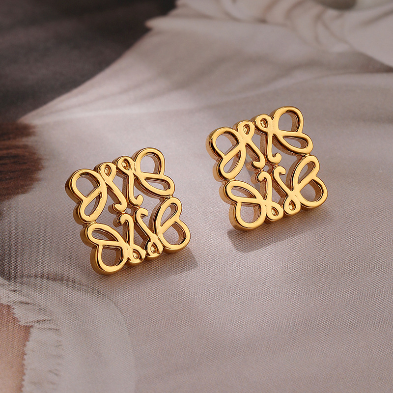 Luxury Designer Jewelry Women Fashion Stud Earrings Lover Gifts Engagement Earrings For Christmas