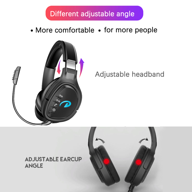 New Over Ear Bluetooth headset Wired Stereo gaming Headphones dual mic for PS4 PS5 XBOX ONE TV switch work Meetings notebook phone tablet laptop Compu
