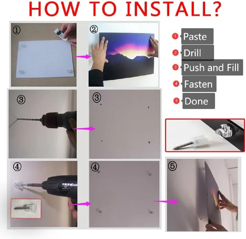 Custom Laser Cut 28/40/45cm Acrylic Matte Modern 3D Floating House Number sign Outdoor Street Family Name Plates Drop 231226