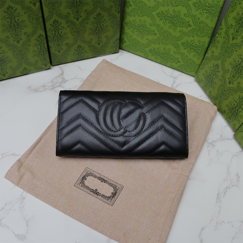 Designer leather women's long wallets Classic Letter Coin Wallet Leisure handbag Women's Credit Card Classic Pocket Designer Luxury card holder handbag