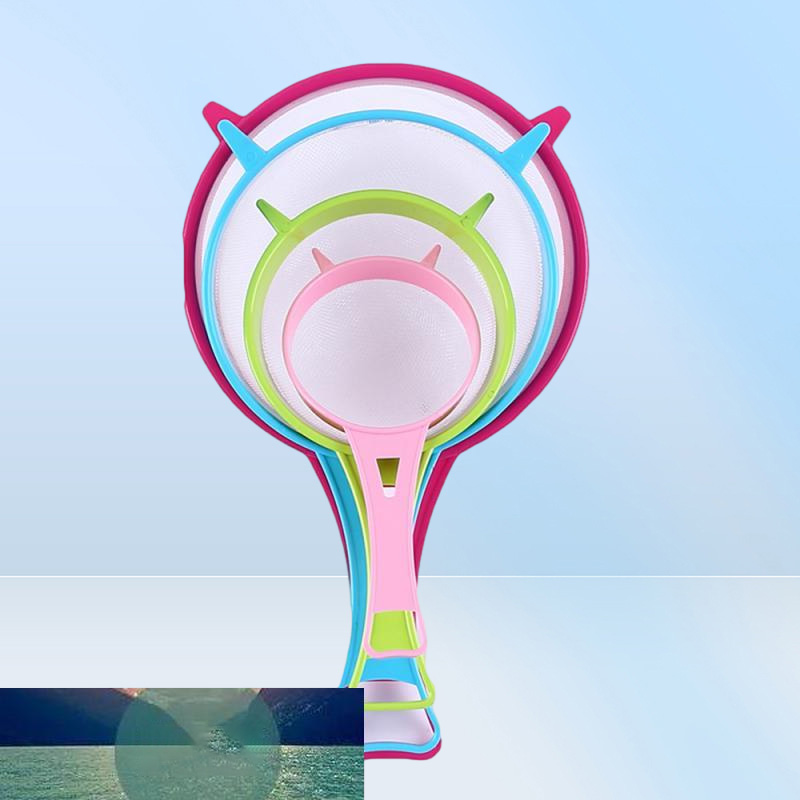 4pcs/set Plastic Wire Fine Mesh Oil Strainer Flour Sifter Sieve Colanders DIY Kitchen Tools Juice And Strainer Cooking Tools2849191