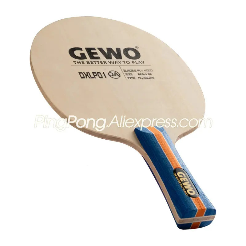 Original GEWO DXLP01 Table Tennis Blade Racket Light Weight Allround Type Control Spin Ping Pong Bat Paddle 231227