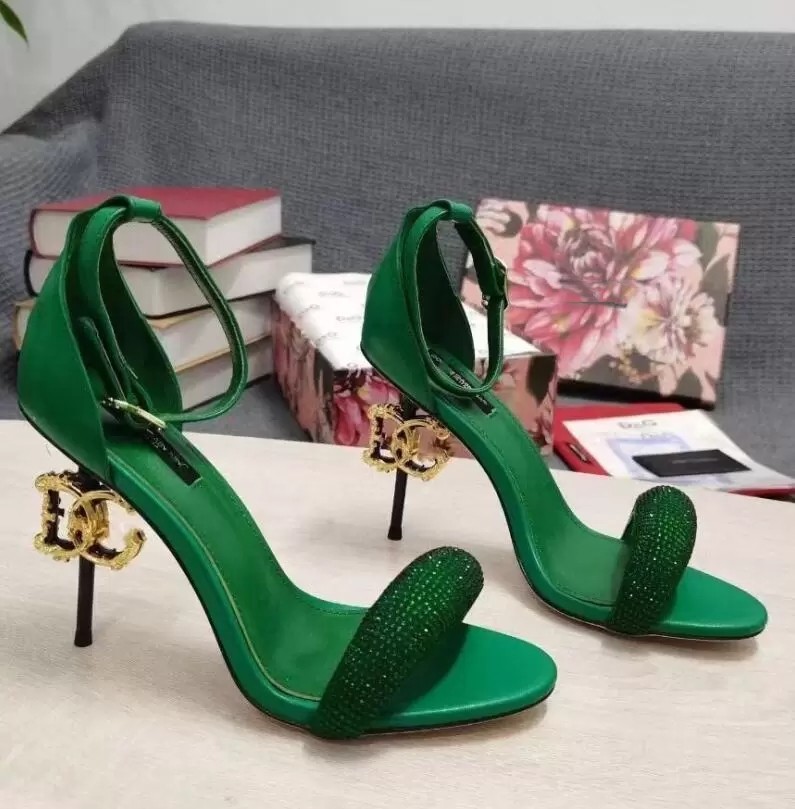 perfect Summer Keira Sandals Shoes Women Pumps Polished Calfskin Plated Carbon Heel High Heels shoes arty Wedding Dress Lady Sandalias EU35-43