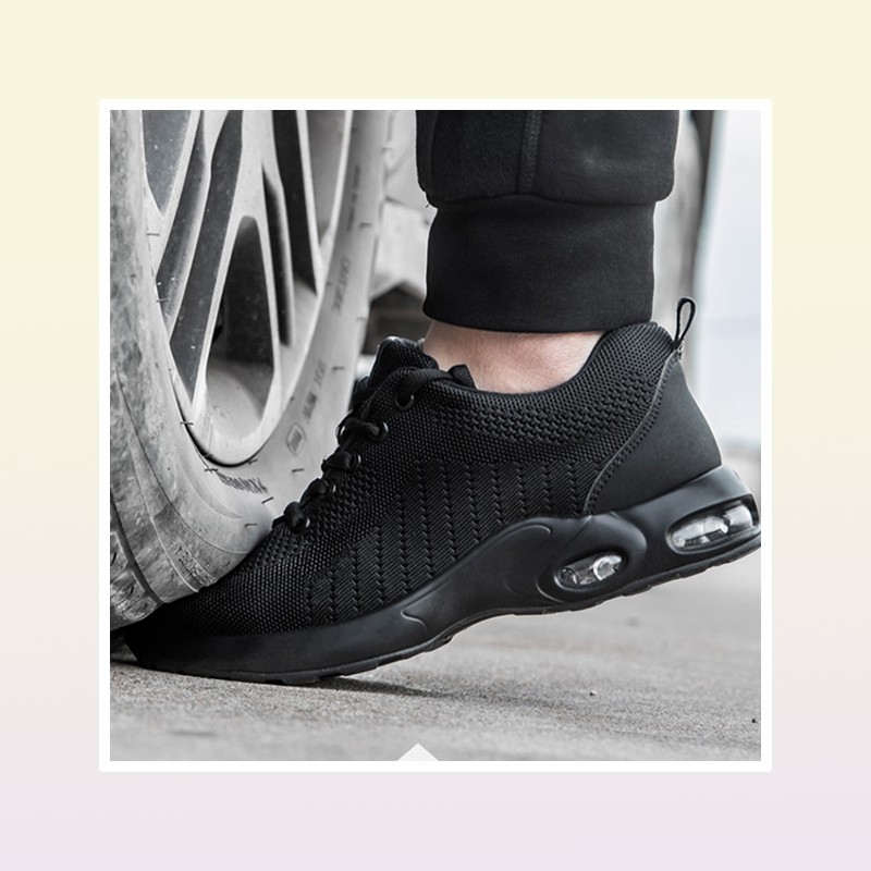 High Quality Men039s Boots Safety Shoes Steel Toe PunctureProof Work Boots Lightweight Safety Work Shoes Men Indestructible Sh