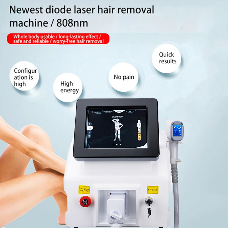 Wholesale Price Promotion 808nm Diode Laser Triple Wavelength Hair Remove 808nm 755nm 1064nm Fast Permanent Painless Hair Removal Device