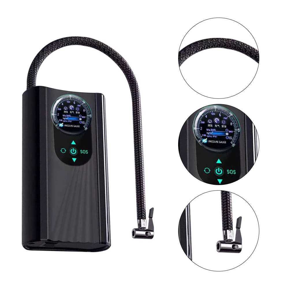 Inflatable Pump Car Air Compressor 120W 12V Air Pump Portable Tyre Inflator Electric Motorcycle Pump For Car Motorcycles Bicycles InflatableL231228
