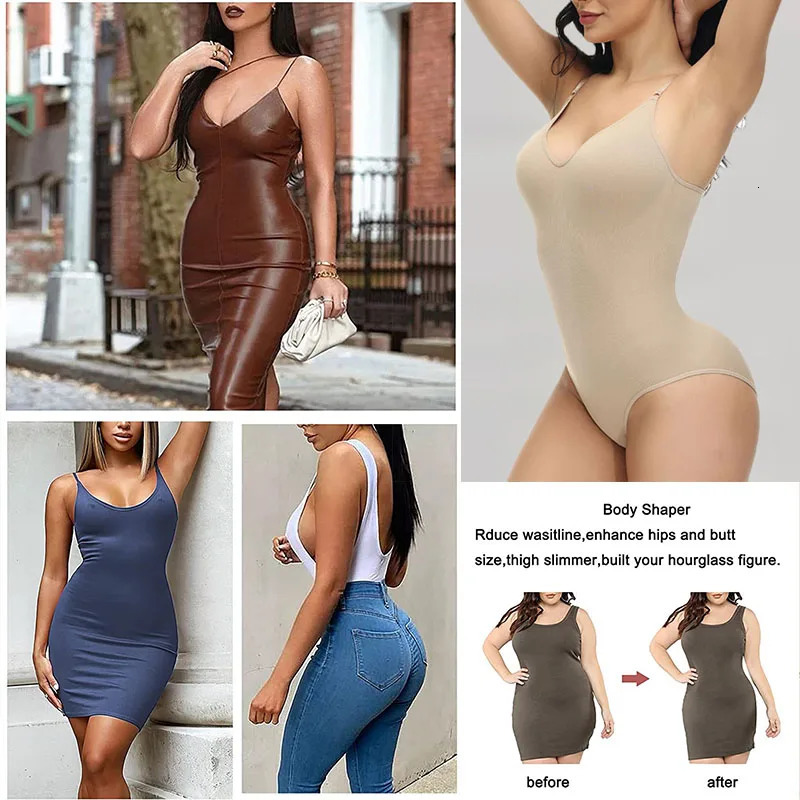 Bodysuit Shapewear Women Flat Belly Sheathing Slimming Body Sculpting Shapers Butt Lifter Woman Tummy Control Corset Waist Train 231226
