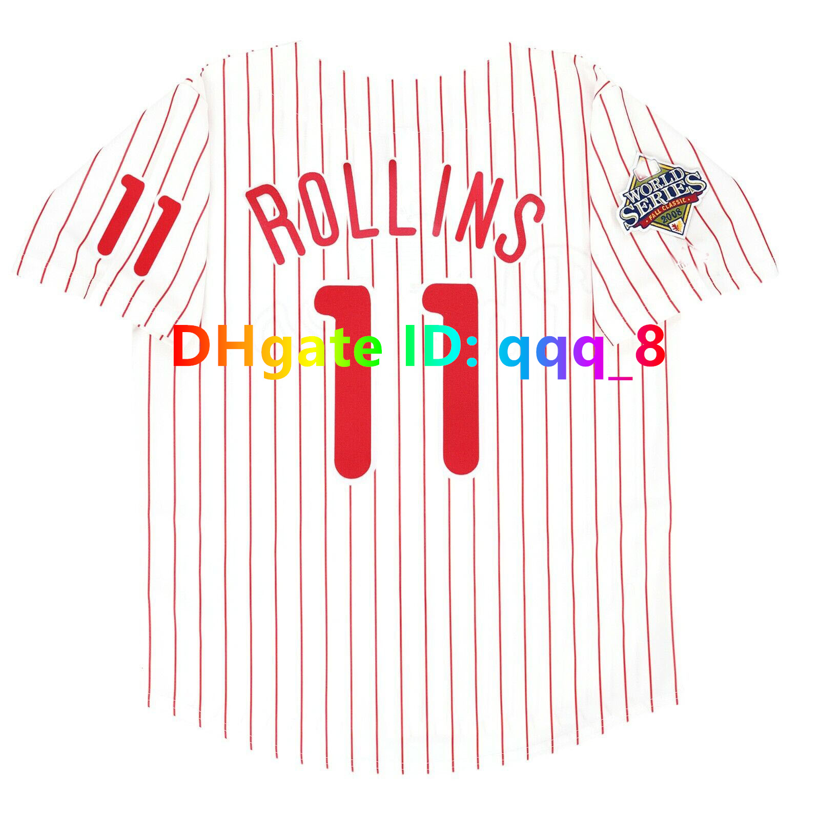 Phillies Baseball Jerseys - Utley Kruk Harper Schmidt Rose Daulton Rollins Carlton Throwbacks