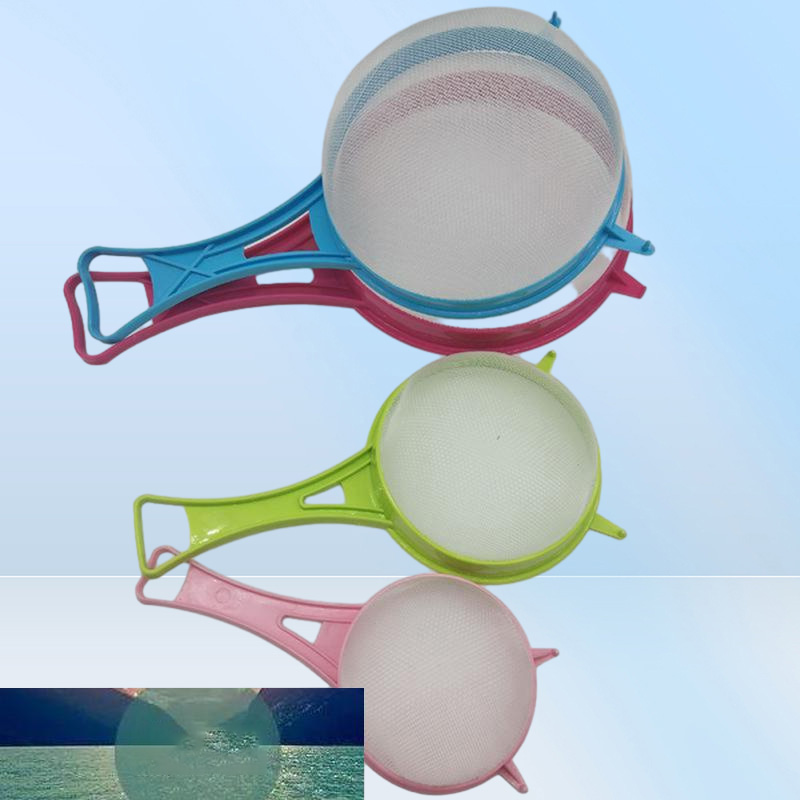 4pcs/set Plastic Wire Fine Mesh Oil Strainer Flour Sifter Sieve Colanders DIY Kitchen Tools Juice And Strainer Cooking Tools2849191