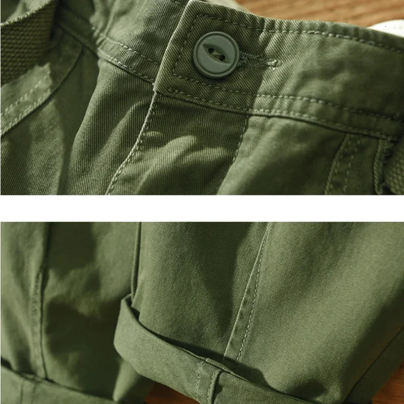 Autumn Winter Pure Cotton Men Cargo Pants Korean Style Male Casual Loose Belt Mid Waist Slim Fit Pencil Trouser GAZ329 Z378 231226