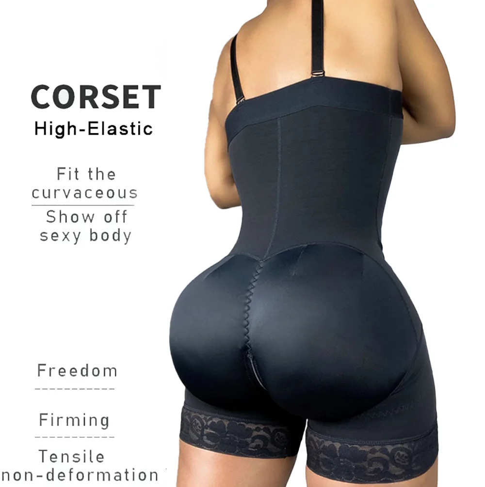 Fajas Colombianas High Waist Trainer Body Shapewear Slimming Sheath Women Flat Belly Butt Lifter Shapers Panties Push Up Corset 231226