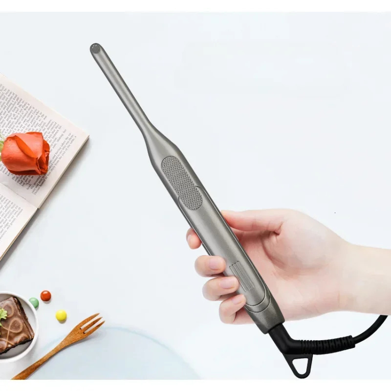Professional 2 in 1 Hair Straightener Curling Iron hair curler Flat Iron for Short Hair LED Straightener Ceramic Beard 231227