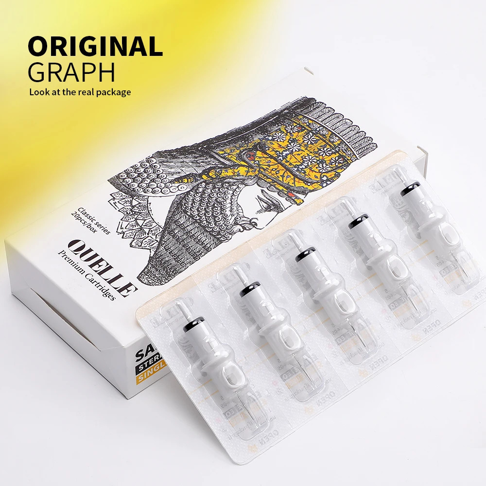 STIGMA High Quality 50PCS Tattoo Needles Cartridge Mixed Revolution For Permanent Eyebrow Lip Makeup Needles For Tattoo Machine 231227