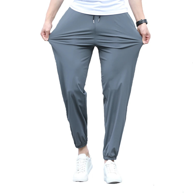 Men High Stretch Quick Dry Breathable Thin Summer Outdoor Hiking Climbing Sport Pants 231226