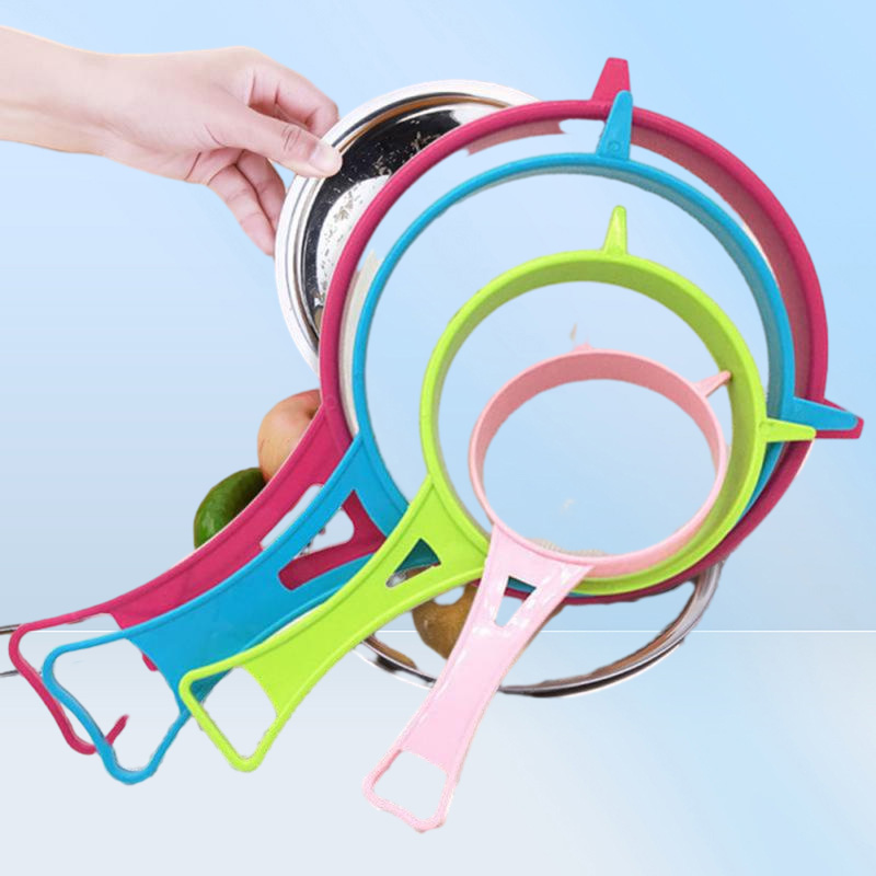 4pcs/set Plastic Wire Fine Mesh Oil Strainer Flour Sifter Sieve Colanders DIY Kitchen Tools Juice And Strainer Cooking Tools2849191