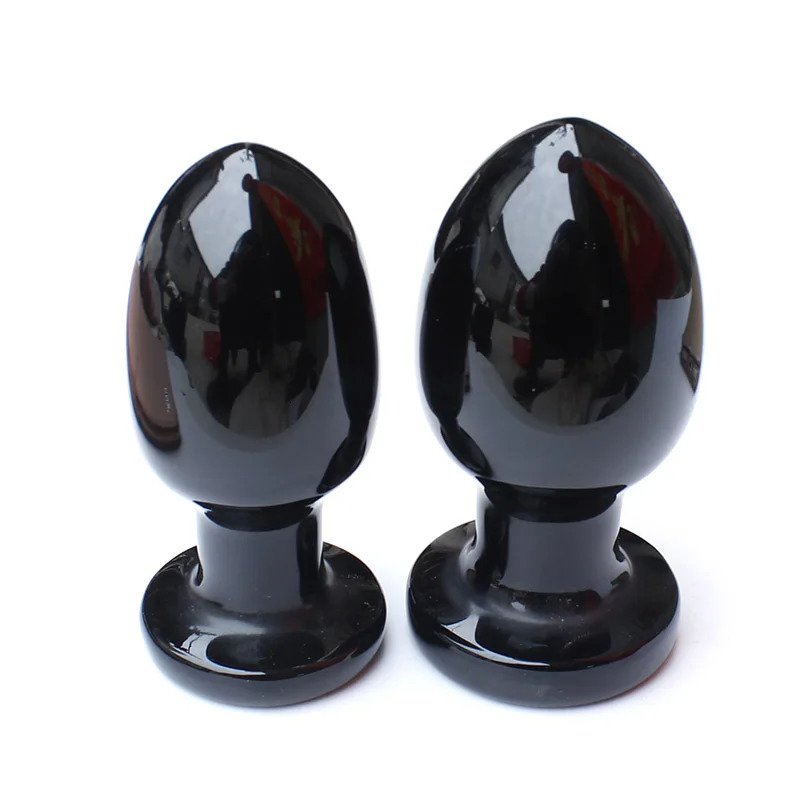 1 Pcs Natural Black Obsidian Crystal Massage Wand With Stand 231227