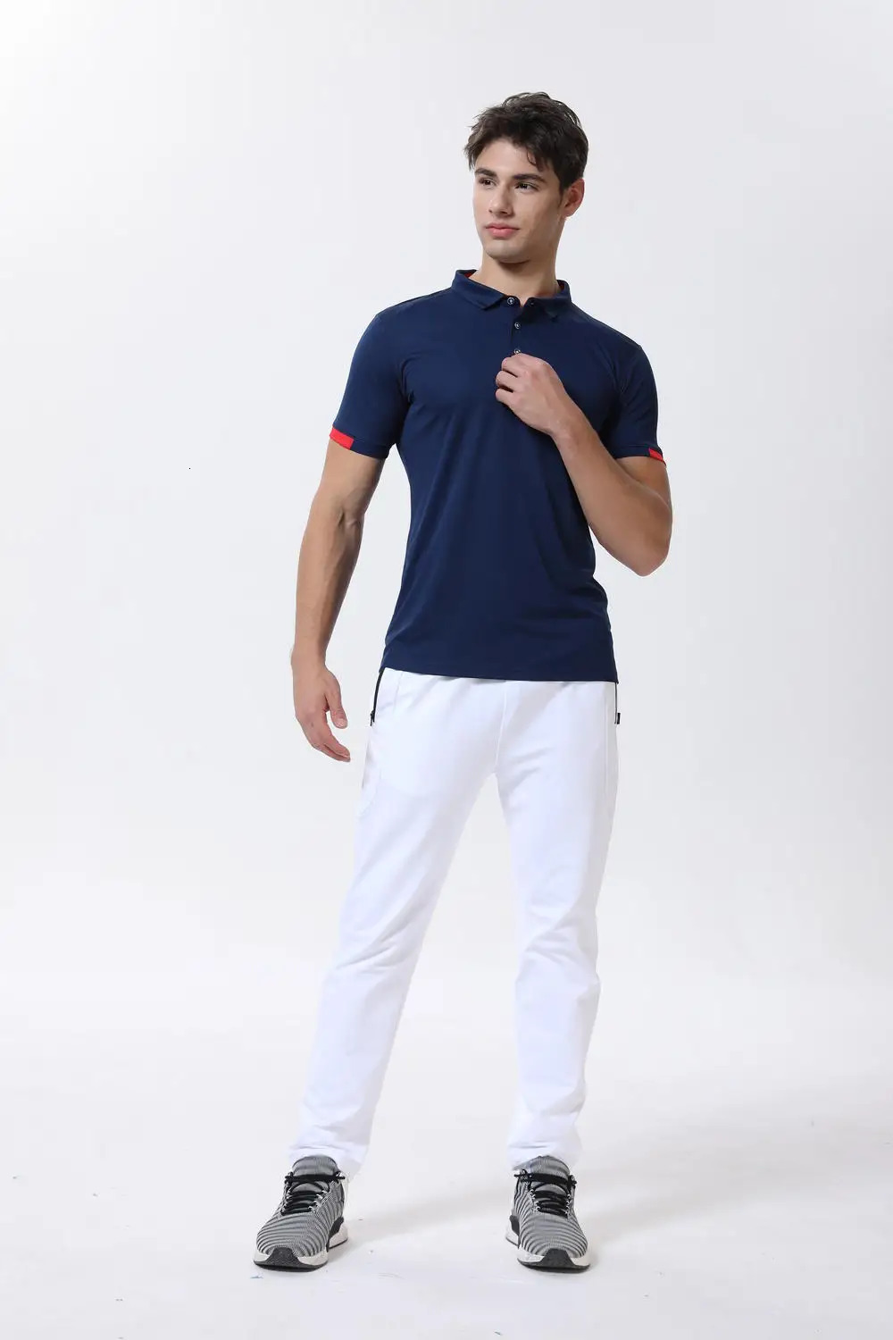 Casual Quick Drying POLO Shirt Customized Print Image Polo Collar Short Sleeve Breathable T shirt Embroidered Work Suit 231228