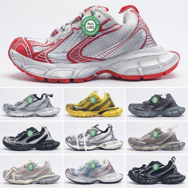 3XL Track 3.0 Designer Shoes Men Women Tripler Black Sliver Beige White Gym Red Dark Grey Sneakers Fashion Plate for Me Casual