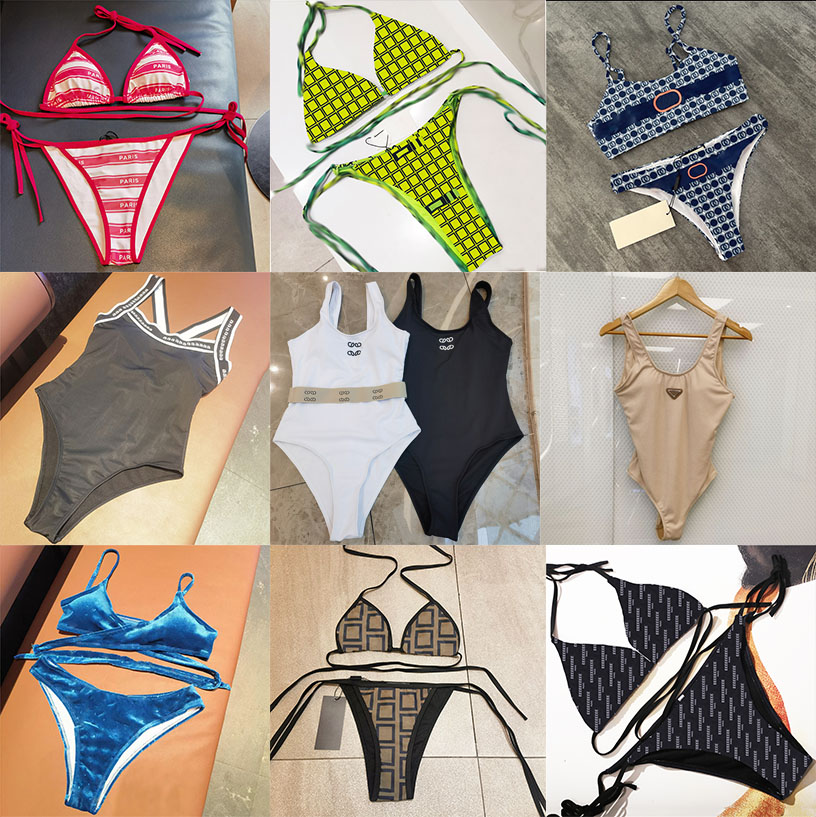 Designer Swimwear Summer Beach Swimsuit Women Sexy Bikinis Sets Design One Piece Bodysuits Multi Styles Lady Classic Bathing Suit Vacation Clothing