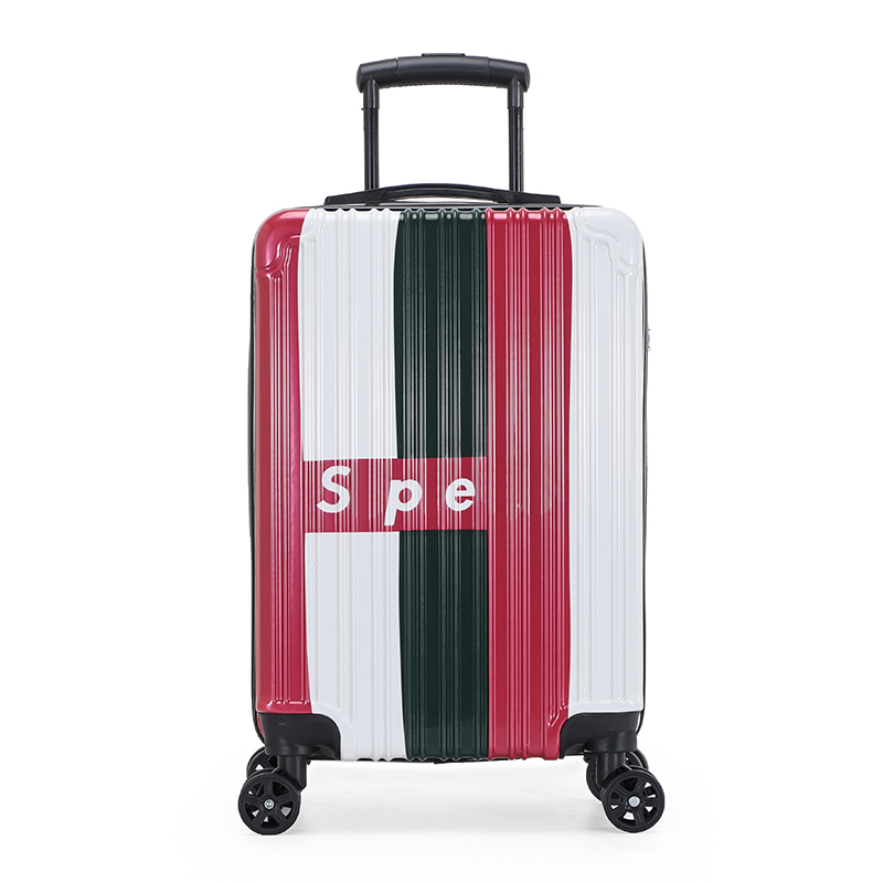 WITH LOGO 20 styles trolley case 20 inch travel bag box gift zipper box universal wheel boarding box student luggage new fashion suitcase