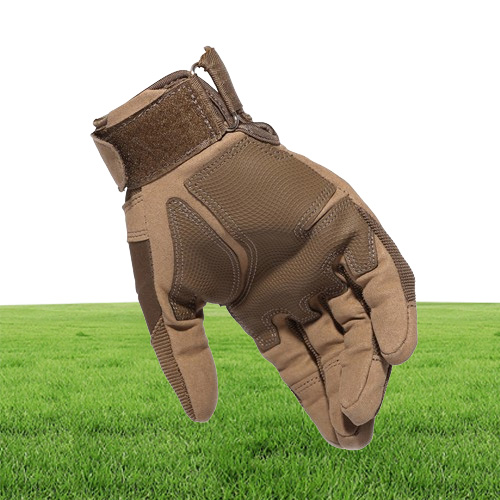 Army Gear Tactical Gloves Full Finger SWAT Combat Gloves Anti-skid Airsoft Paintball Gloves Y200110