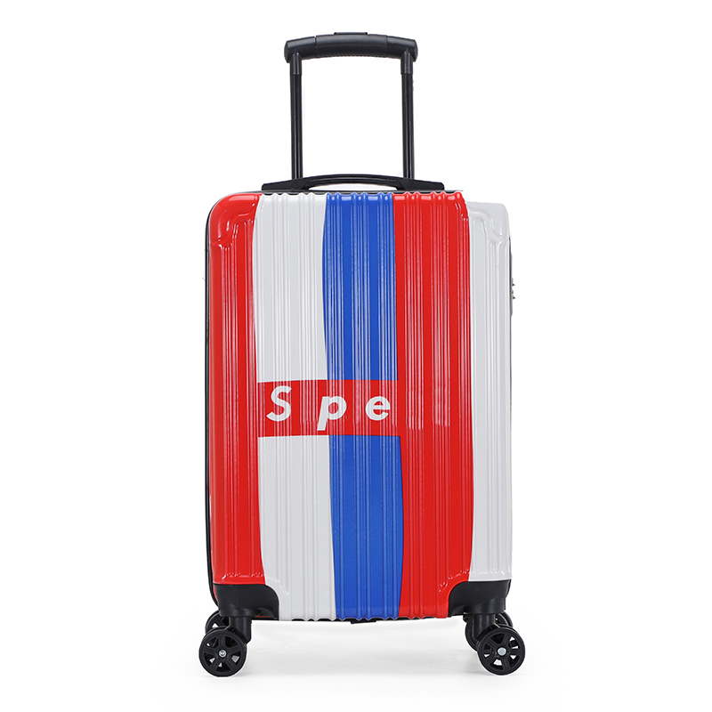 WITH LOGO 20 styles trolley case 20 inch travel bag box gift zipper box universal wheel boarding box student luggage new fashion suitcase