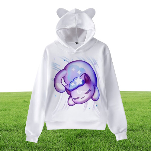 Aphmau Merch Kids Hoodie for Boys Girls Harajuku Sweatshirt Streetwear Hip Hop Kawaii Cat Ear Pullover Hooded Jacket Cosplay