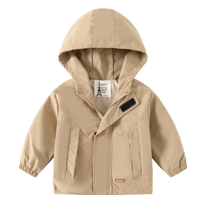 DIMUSI Autumn Winter Children trench Coats Boys Outerwear Casual Windbreaker Jacket Baby Kids Fleece Warm Bomber Hooded Clothing 231228