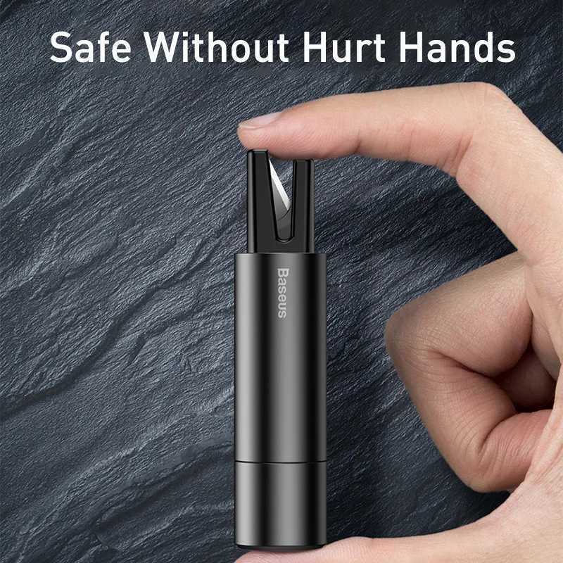 Emergency Hammer Baseus Car Safety Hammer Auto Emergency Glass Window Breaker Seat Belt Cutter Life-Saving Escape Car Emergency ToolL231228