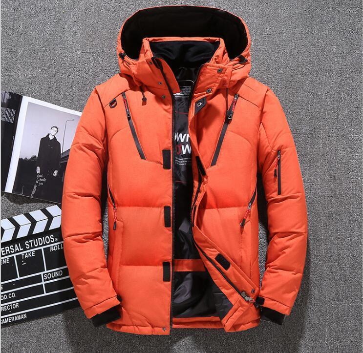 Men's Down Parkas Winter Parkas Men Down Jacket Male White Duck Down Jacket Hooded Outdoor Thick Warm Padded Snow Coat Oversized 231010