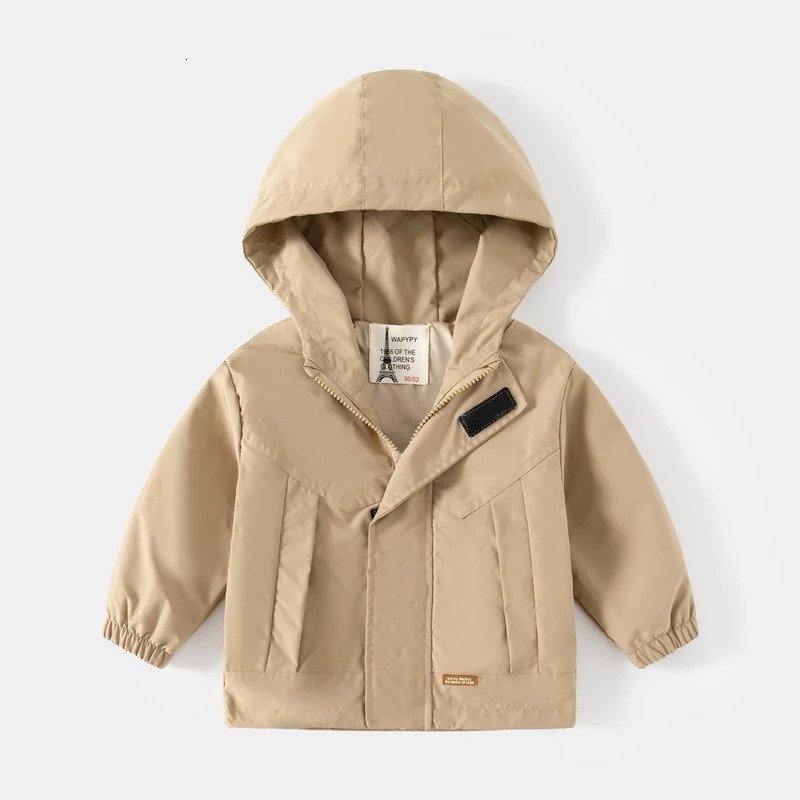 DIMUSI Autumn Winter Children trench Coats Boys Outerwear Casual Windbreaker Jacket Baby Kids Fleece Warm Bomber Hooded Clothing 231228
