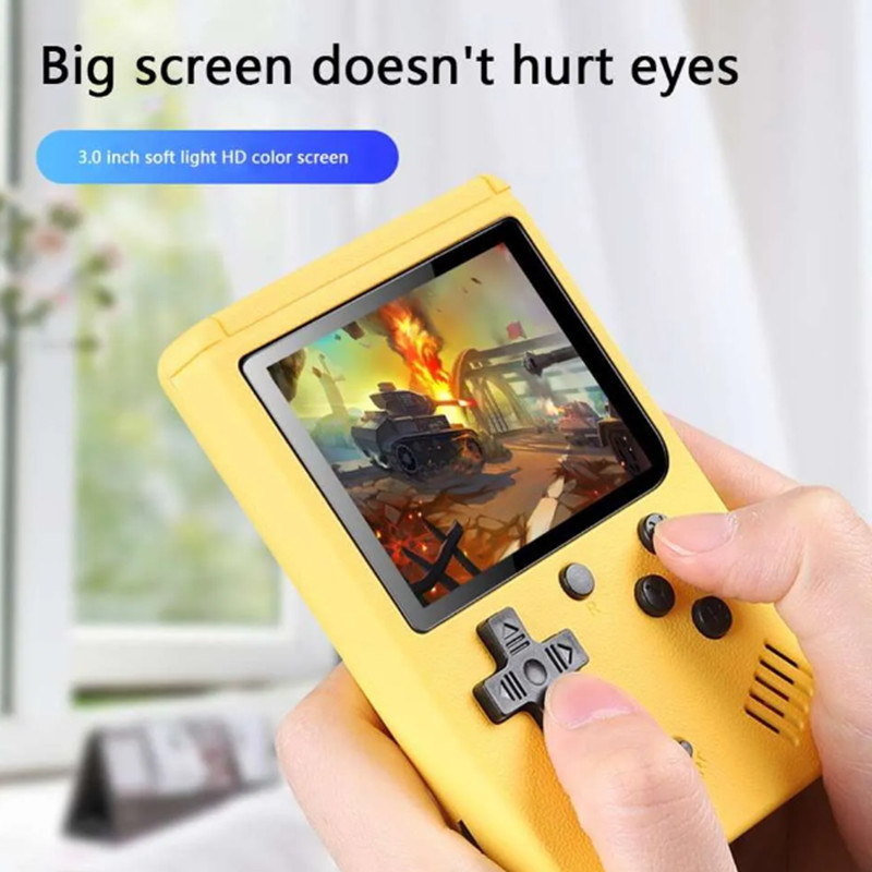 400/500/800 in 1 Retro Video Game player Support Two Players 8 Bit 3.0 Inch Colorful LCD Mini Handheld Macaroon Game Console