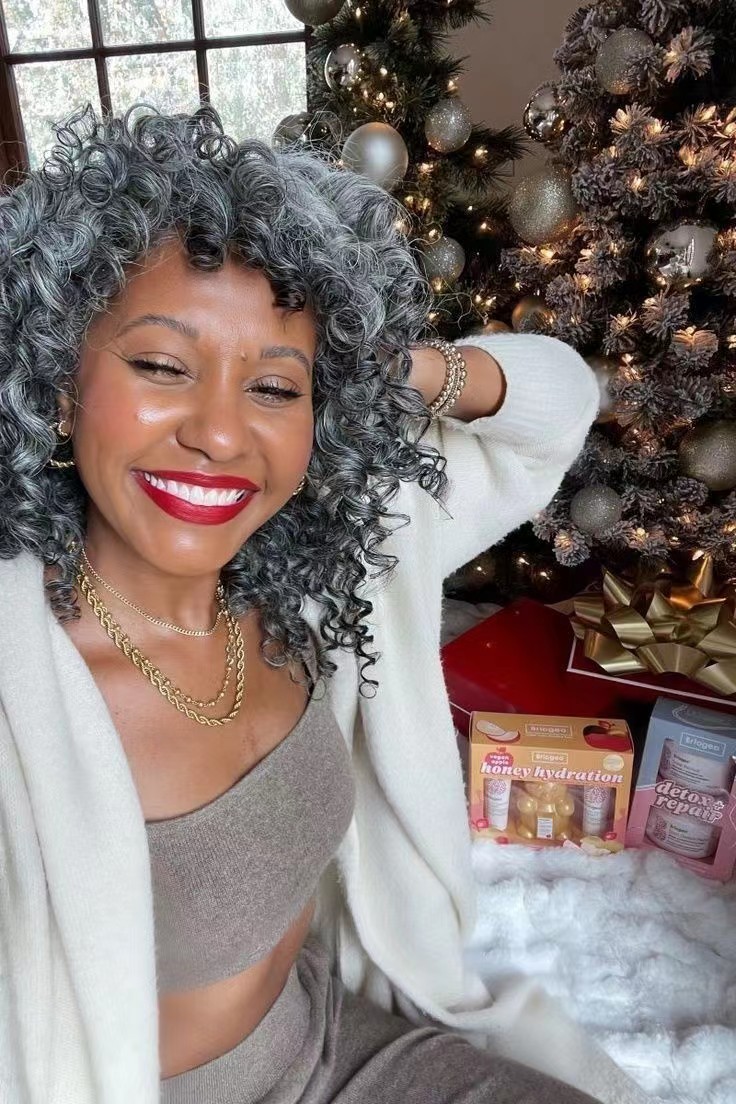 Salt and pepper authentic gray ponytail extension for black women fabulous new natural silver grey pony tail puff hairpiece drawstring clip ins 140g 1