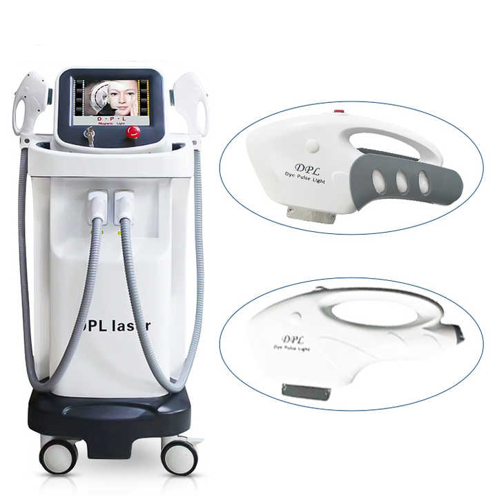 DPL Hair remover skin Whitening Pigment extractien skin rejuvenation spots and acne red blood vessels treatment laser device