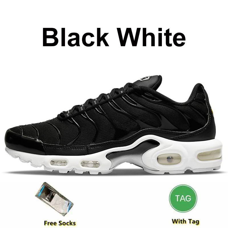 Tn Plus 3 Running Shoes Men Women Triple White Black Hyper Blue Gradient Unity tns Plus Tennis Breathable Mens Trainers outdoor Sports Sneakers Size 3