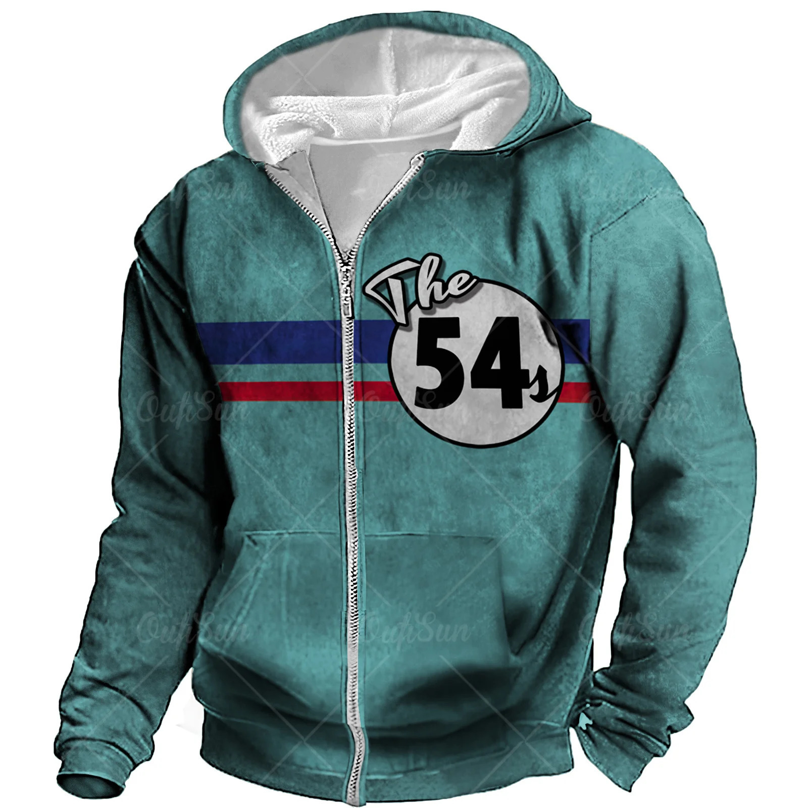 Vintage Long Sleeve Zip Up Hoodies For Man Oversized Pullover Men's Hoody In WinterAutumn Male Clothes High Quality Hooded 231228